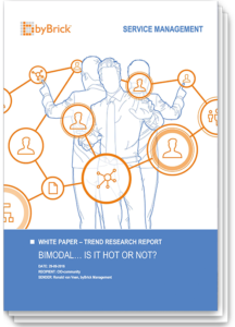 Bimodal IT Trend Report – Whitepaper bimodal report